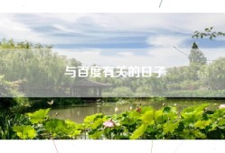 与百度有关的日子