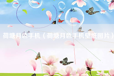 荷塘月色手机（荷塘月色手机壁纸图片）